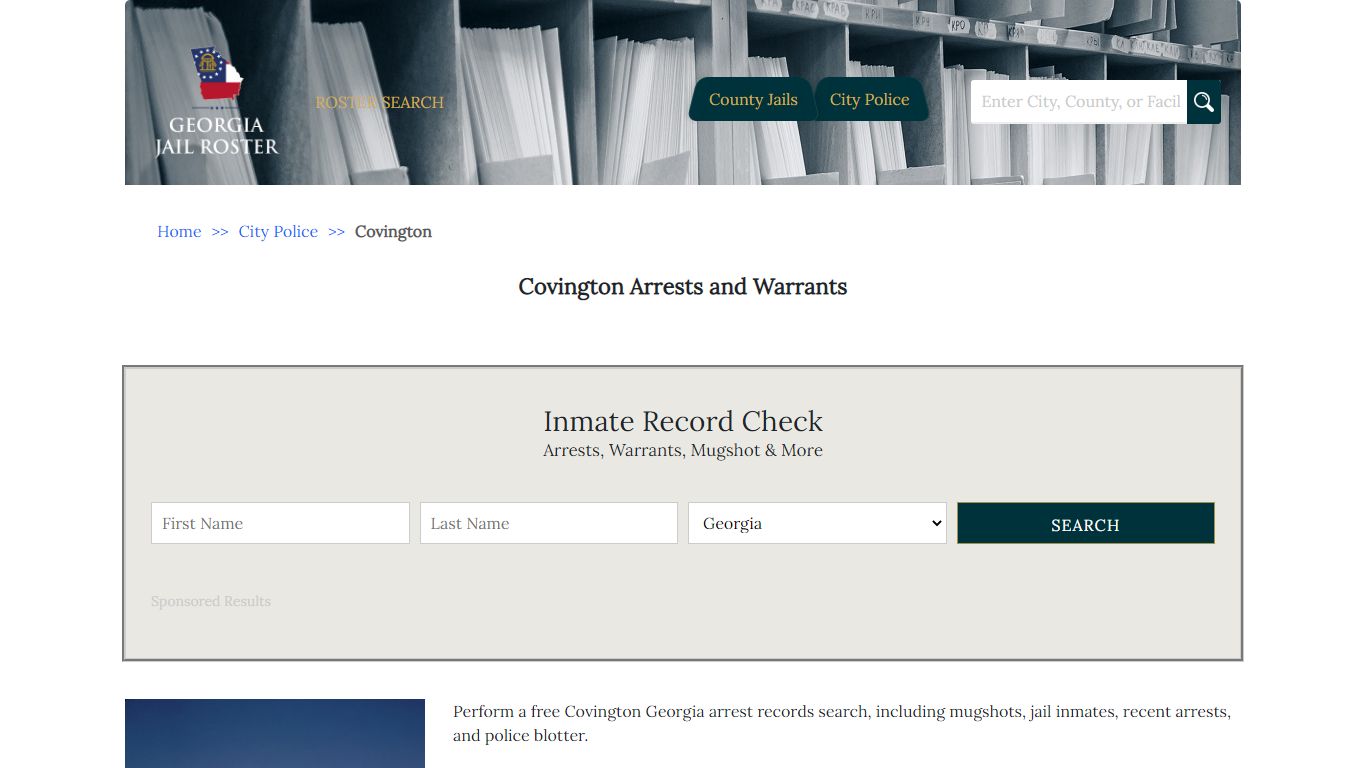 Covington Arrests and Warrants | Georgia Jail Inmate Search